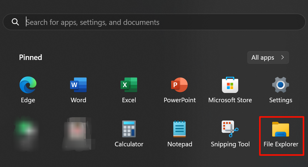 File Explorer