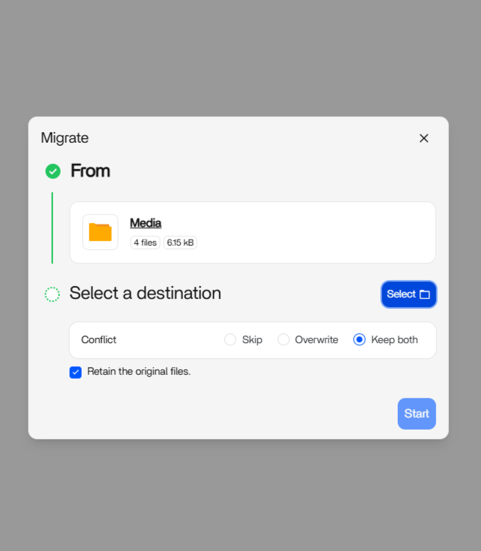 migrate in ZimaOS