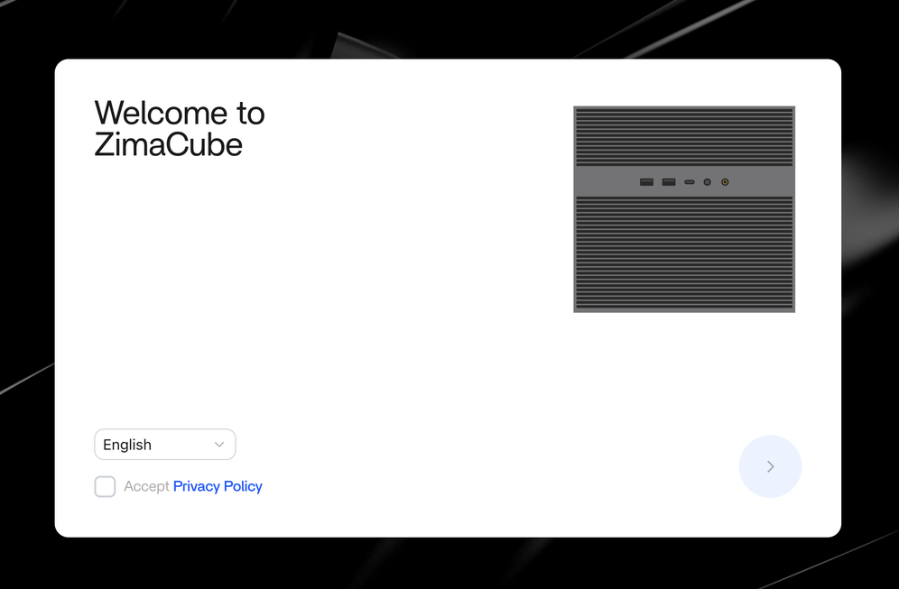 welcome to zimacos webgui