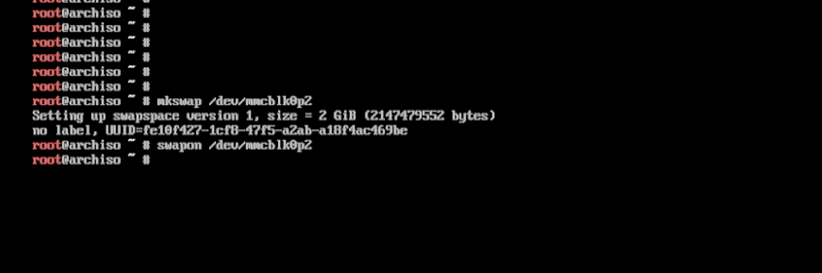 Initialize and enable partitions