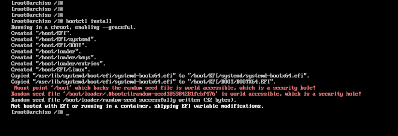 Install systemd-boot