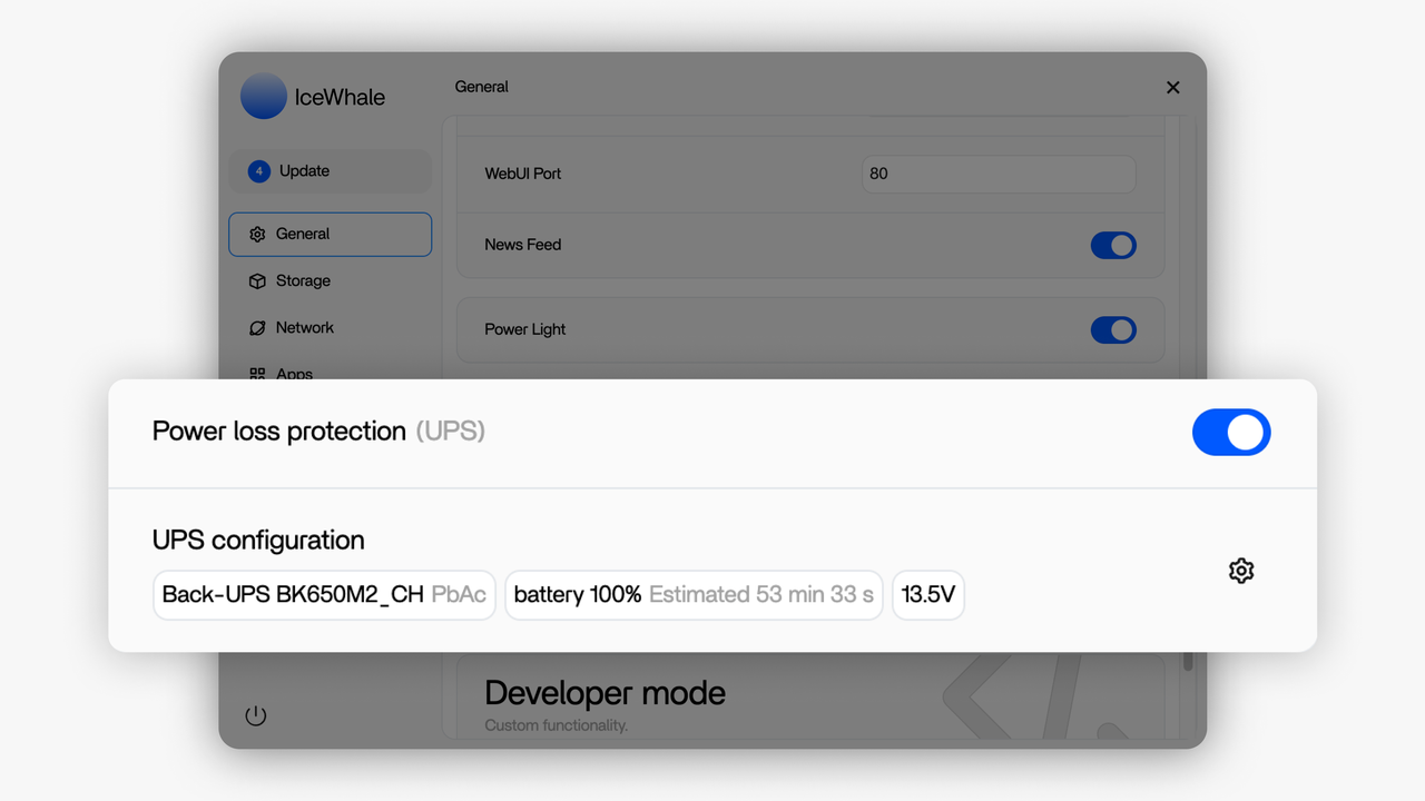 状态界面显示实时情况